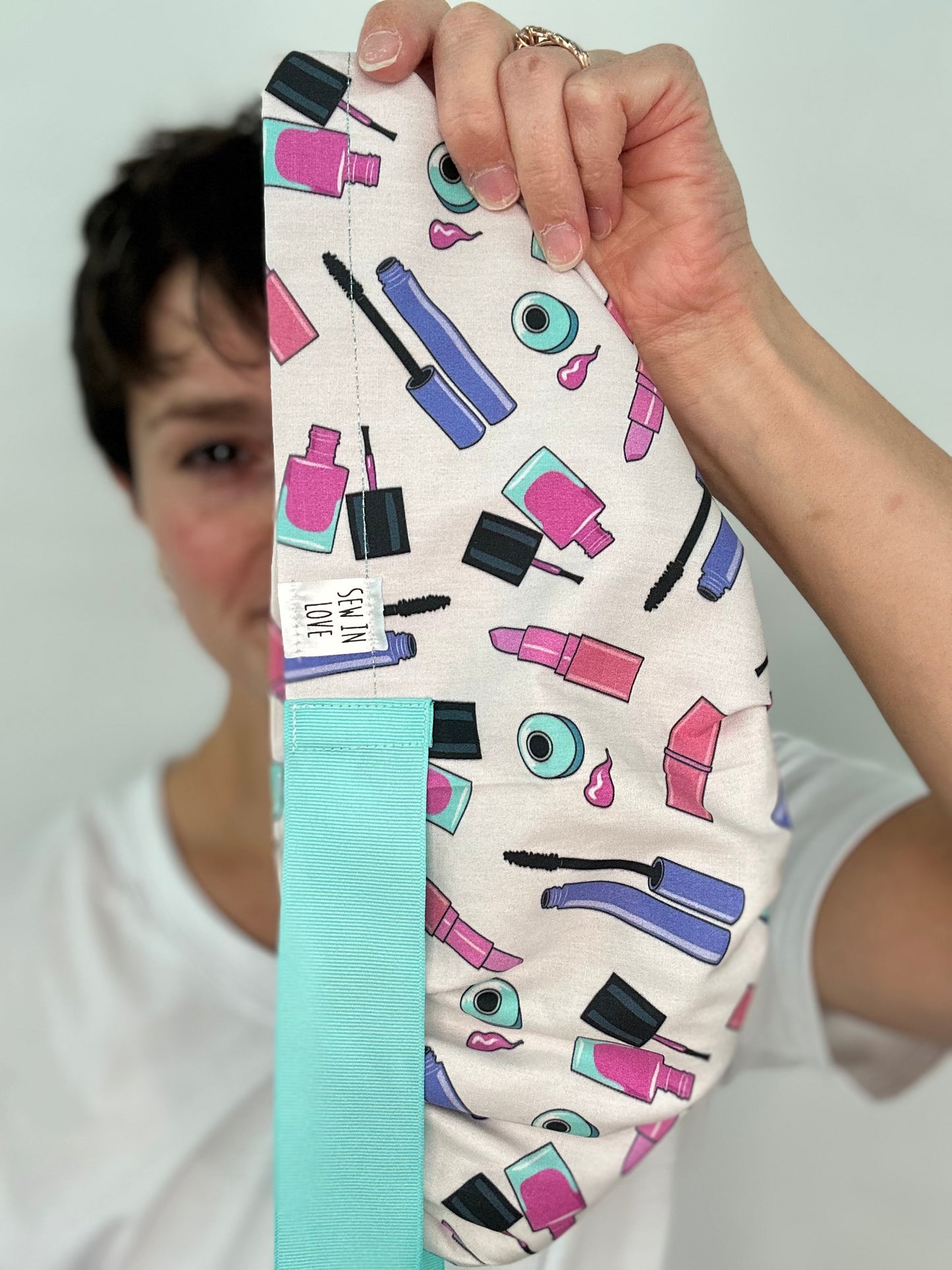 Ribbon Back-GRWM: Euro-Style Scrub Cap