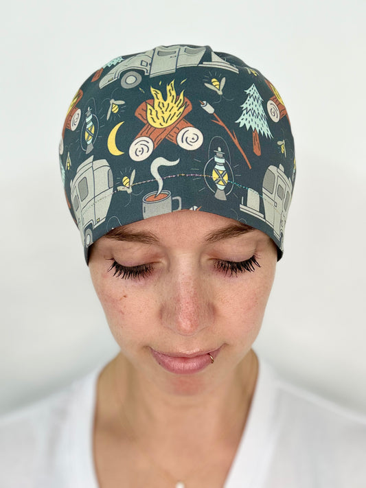 Toggle Back- Campfire: Euro-Style Scrub Cap