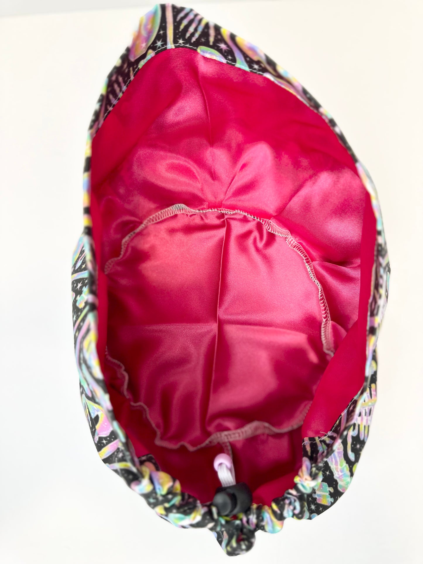 Toggle Back- Neon Bones: Euro-Style Scrub Cap