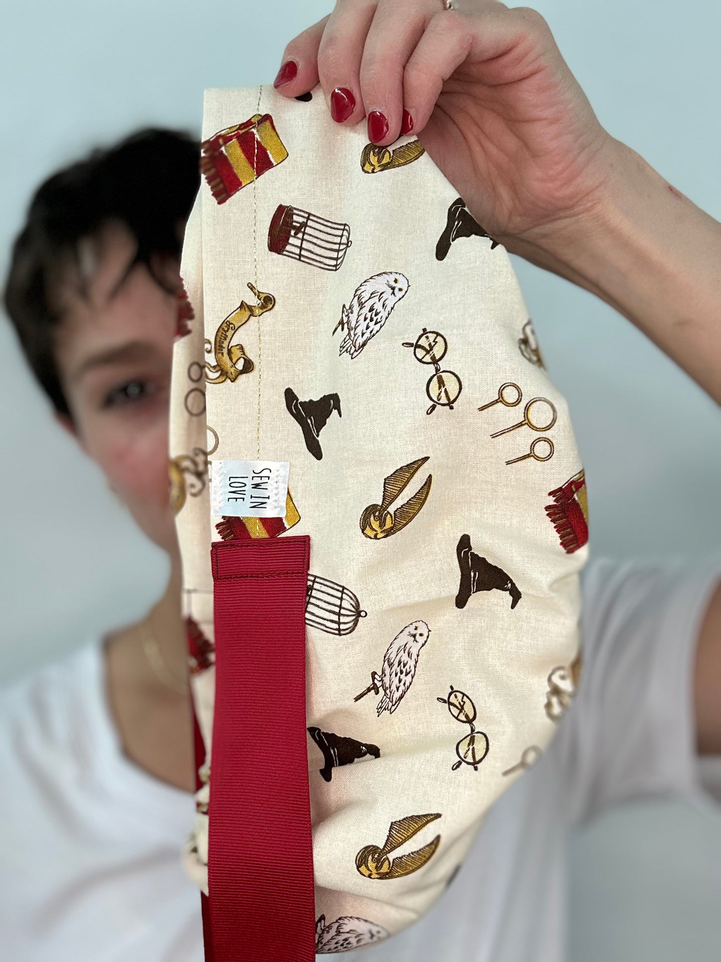 Ribbon Back-Harry Potter Items: Euro-Style Scrub Cap