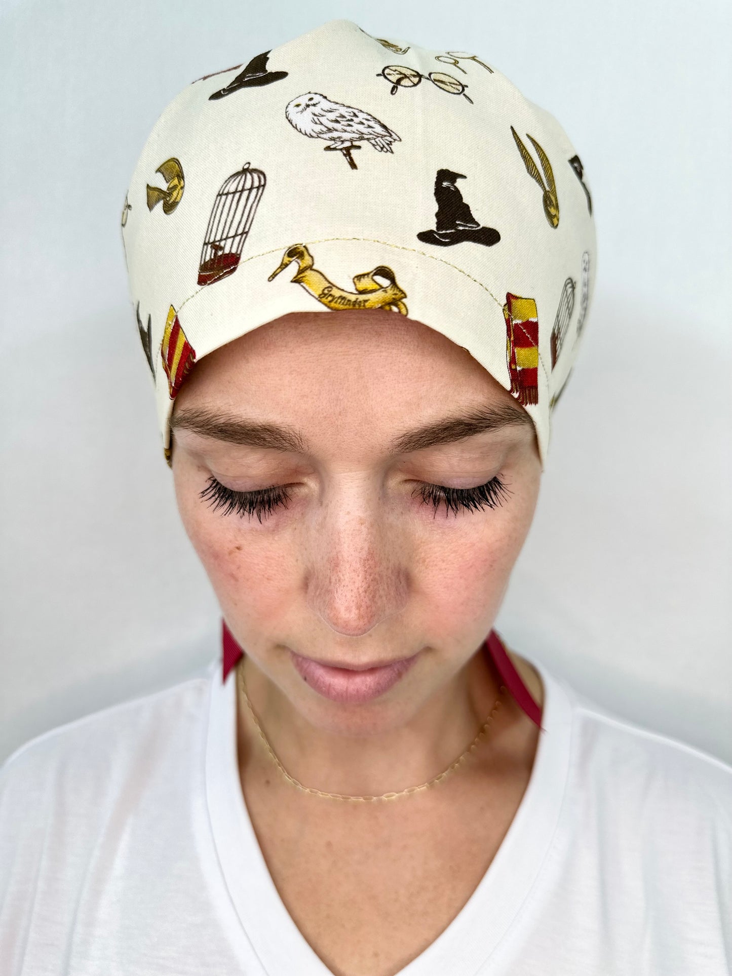 Ribbon Back-Harry Potter Items: Euro-Style Scrub Cap