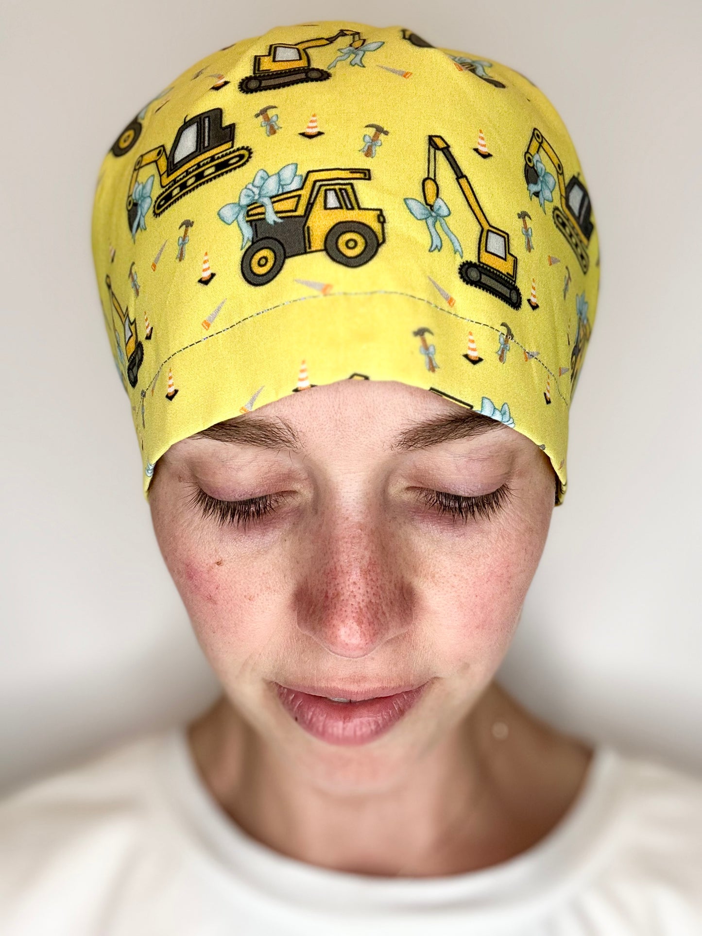 Toggle Back- Construction and Bows: Euro-Style Scrub Cap