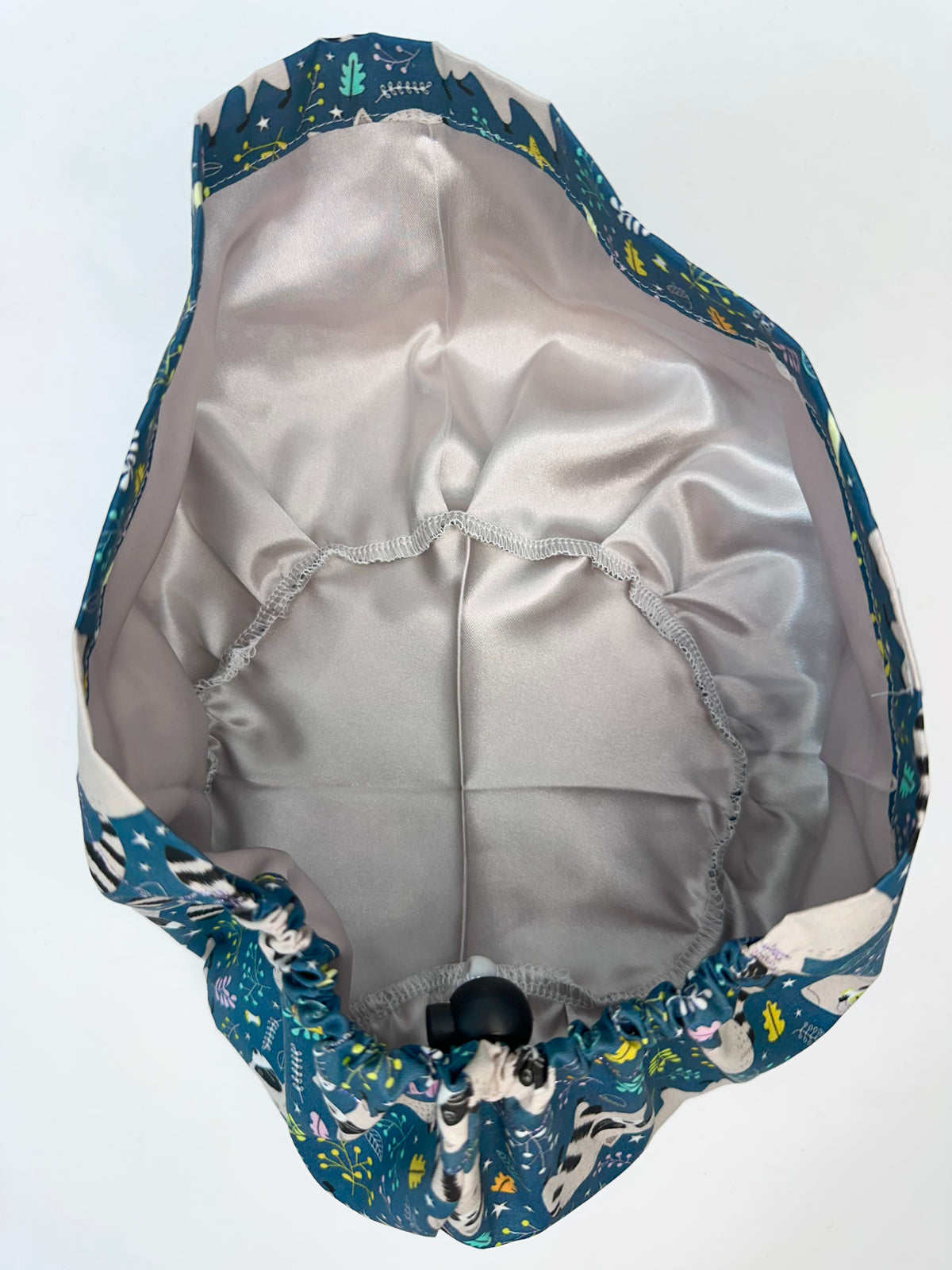 Toggle Back- Ornery Racoons: Euro-Style Scrub Cap
