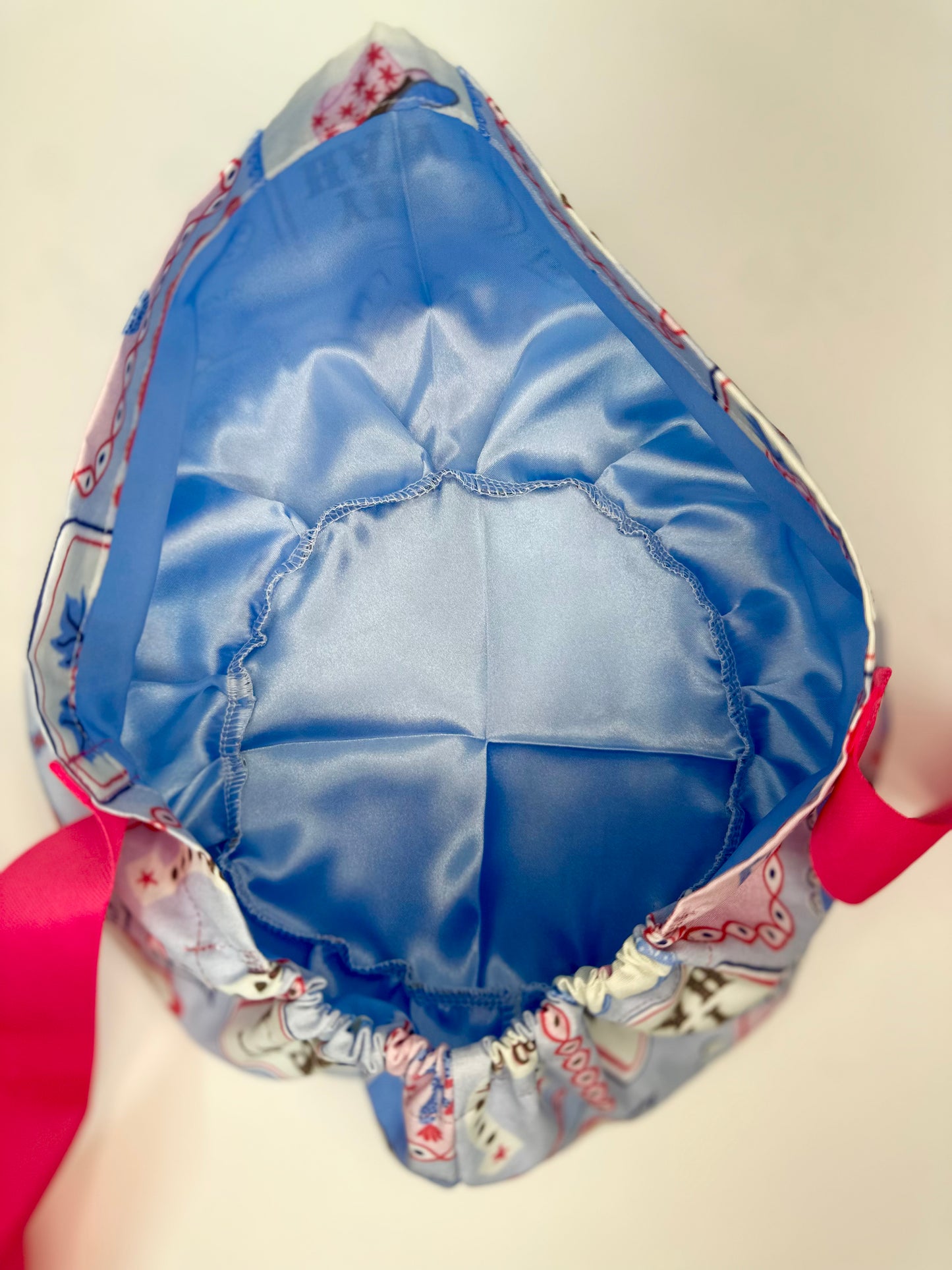 Ribbon Back - Cowgirl Postage: Euro-Style Scrub Cap