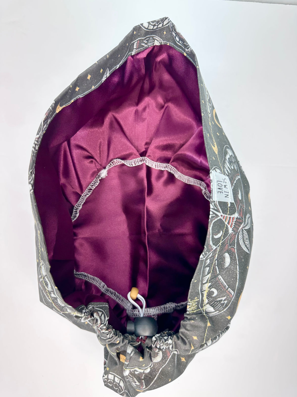 Toggle Back- Celestial Moths: Euro-Style Scrub Cap
