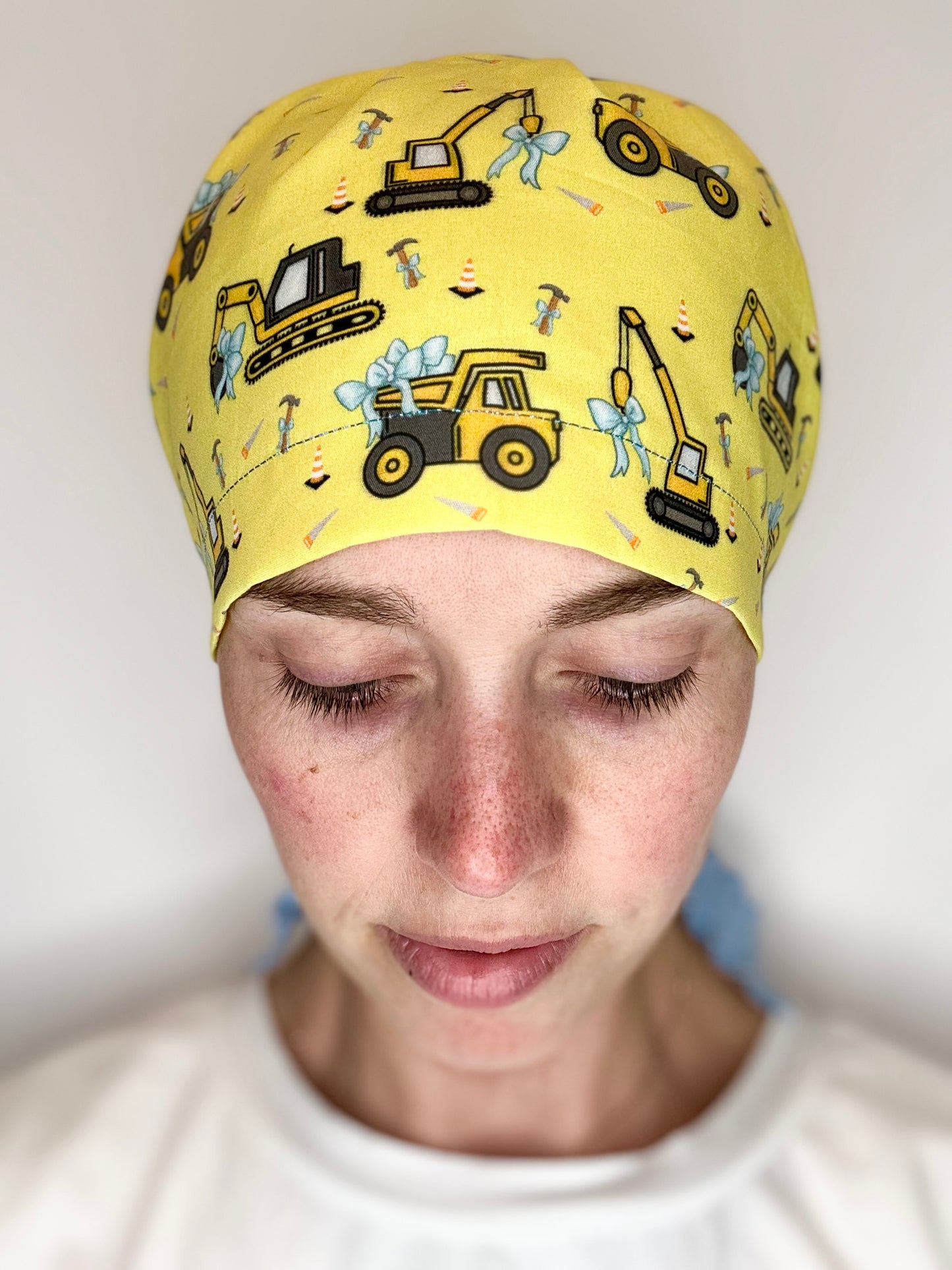 Ribbon Back-Construction and Bows: Euro-Style Scrub Cap