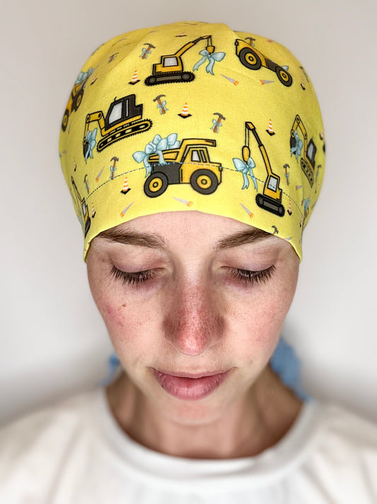 Ribbon Back-Construction and Bows: Euro-Style Scrub Cap