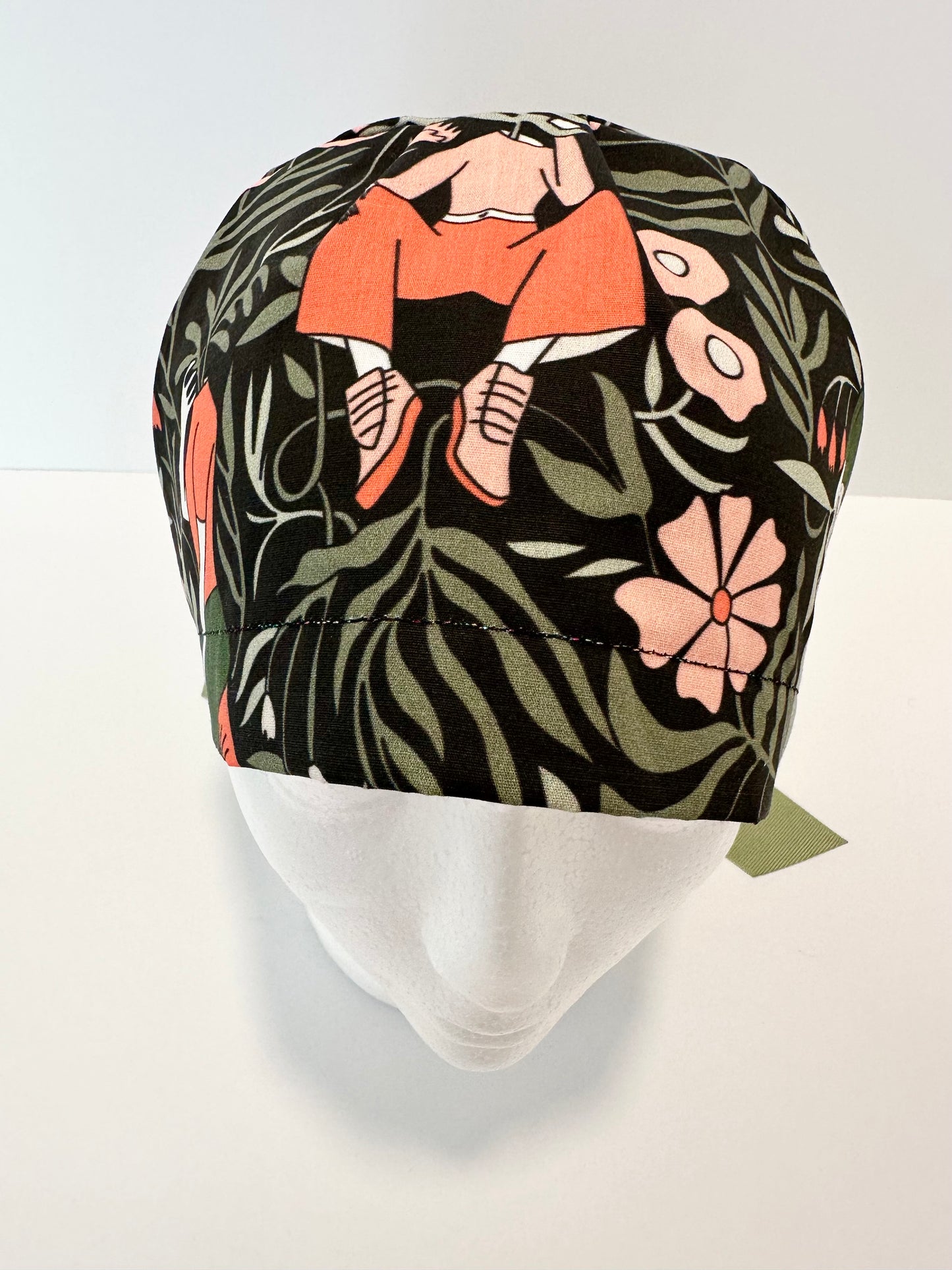 NOT LINED- Plant Head: Euro-Style Scrub Cap