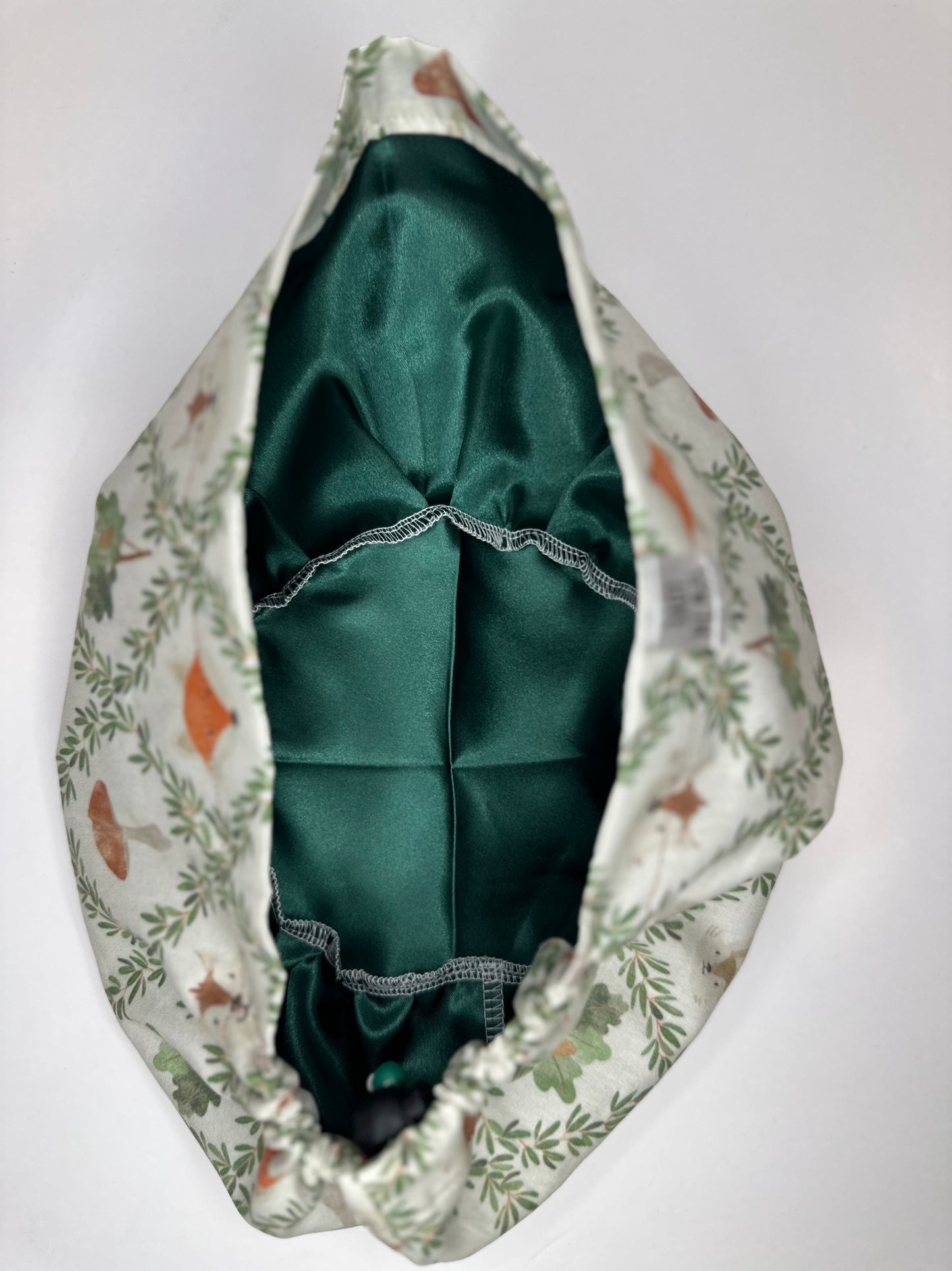 Toggle Back- Woodland Laurel: Euro-Style Scrub Cap