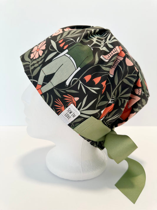 NOT LINED- Plant Head: Euro-Style Scrub Cap