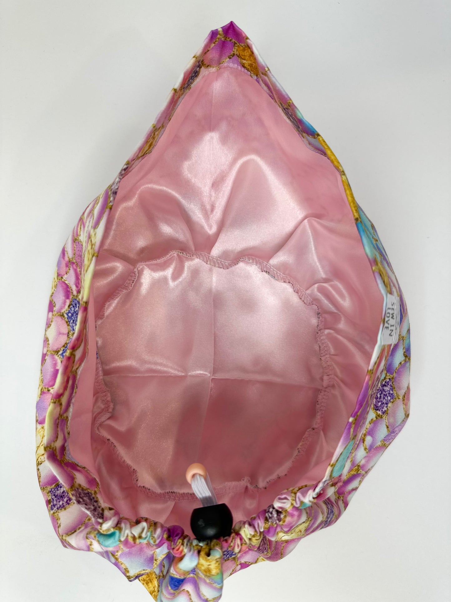 Toggle Back- Sparkly Mermaid: Euro-Style Scrub Cap
