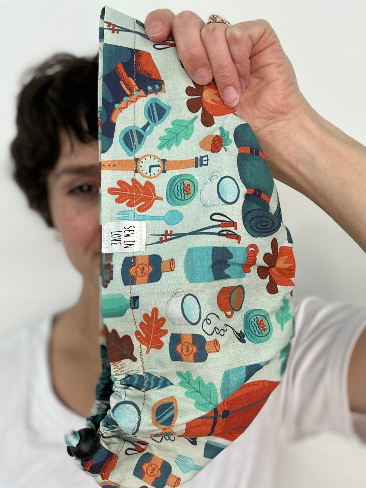 Toggle Back- Take a Hike: Euro-Style Scrub Cap