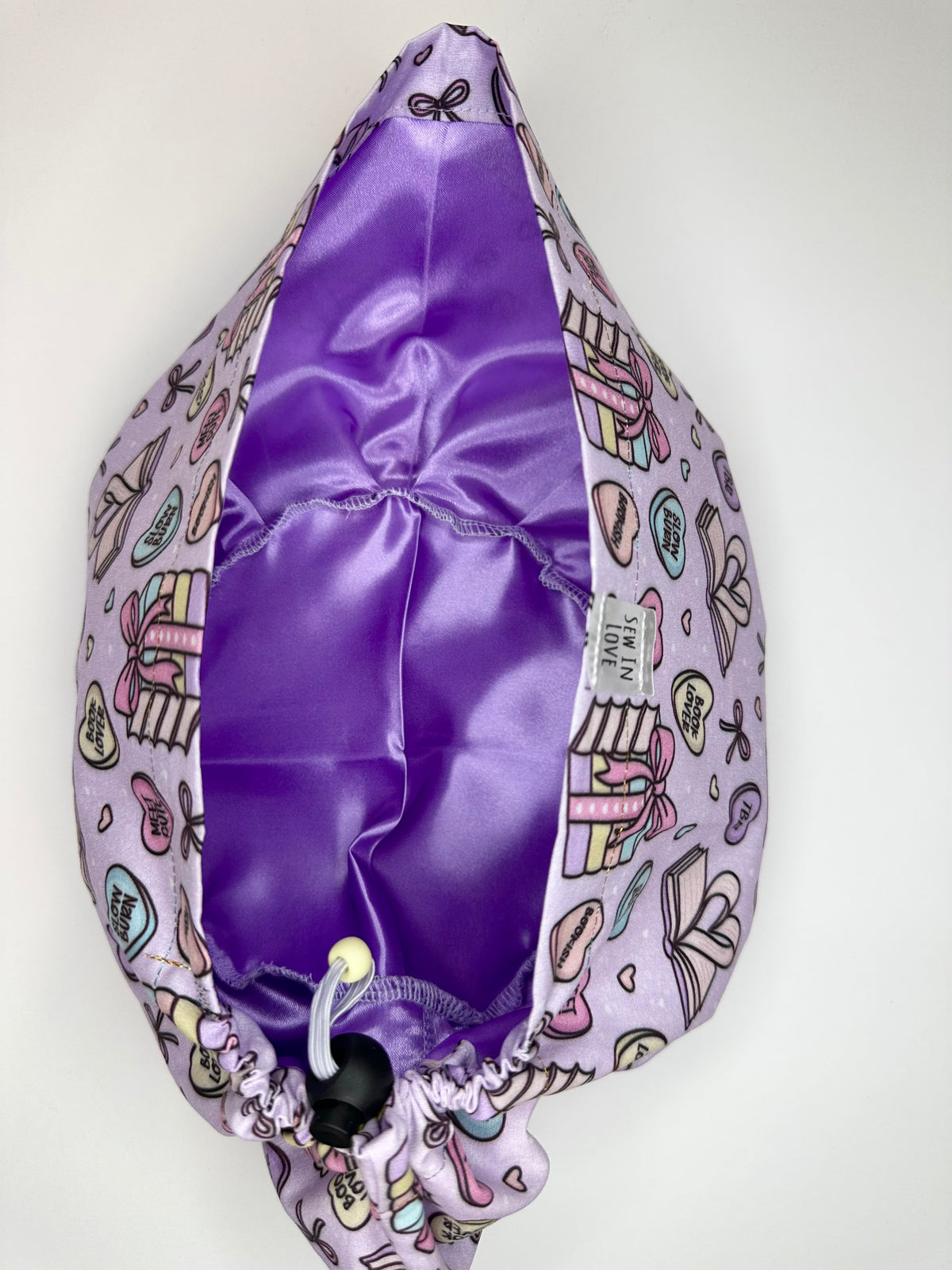 Toggle Back- Book Lovers: Euro-Style Scrub Cap
