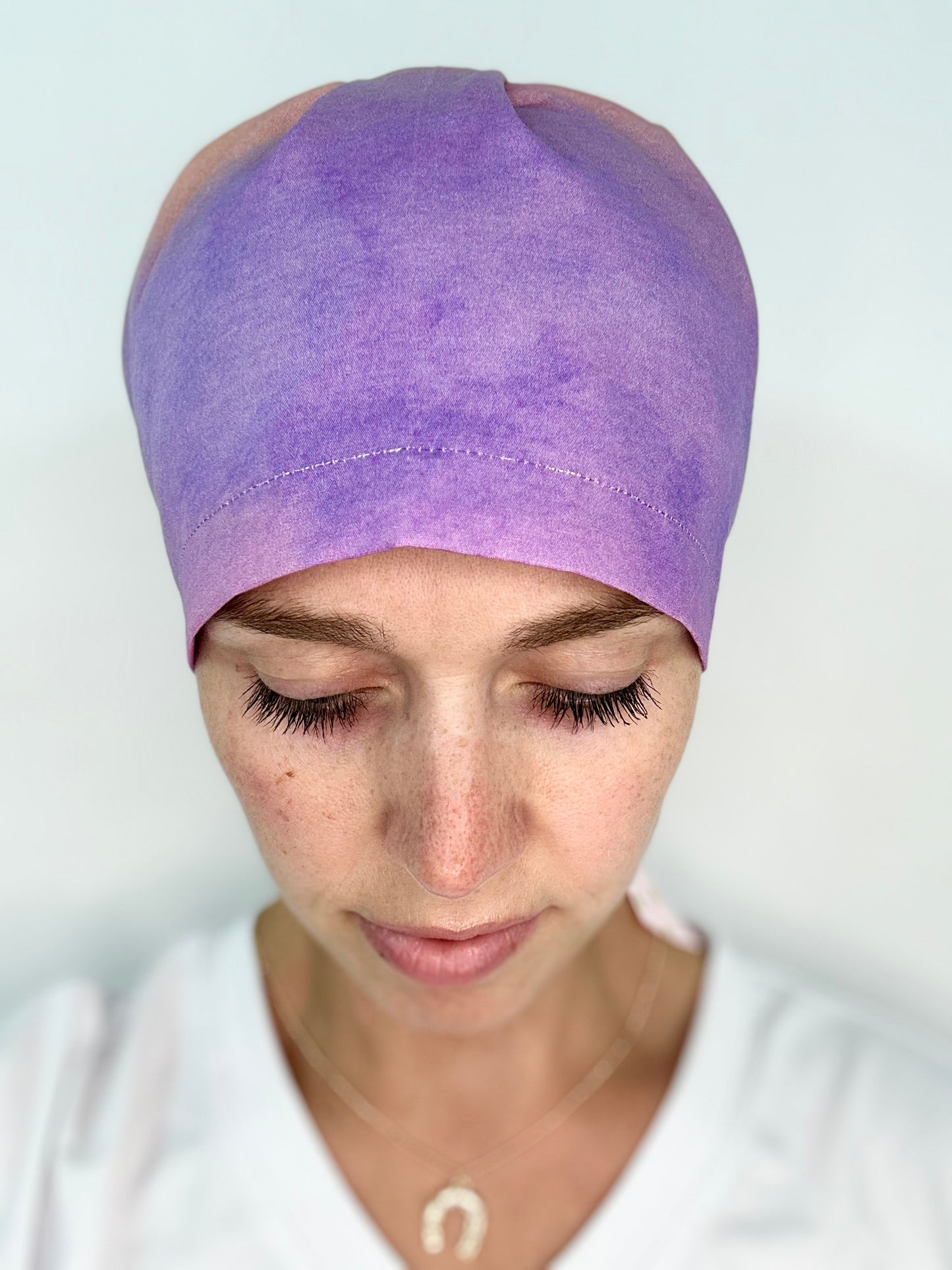 Ribbon Back - Painted Sky: Euro-Style Scrub Cap