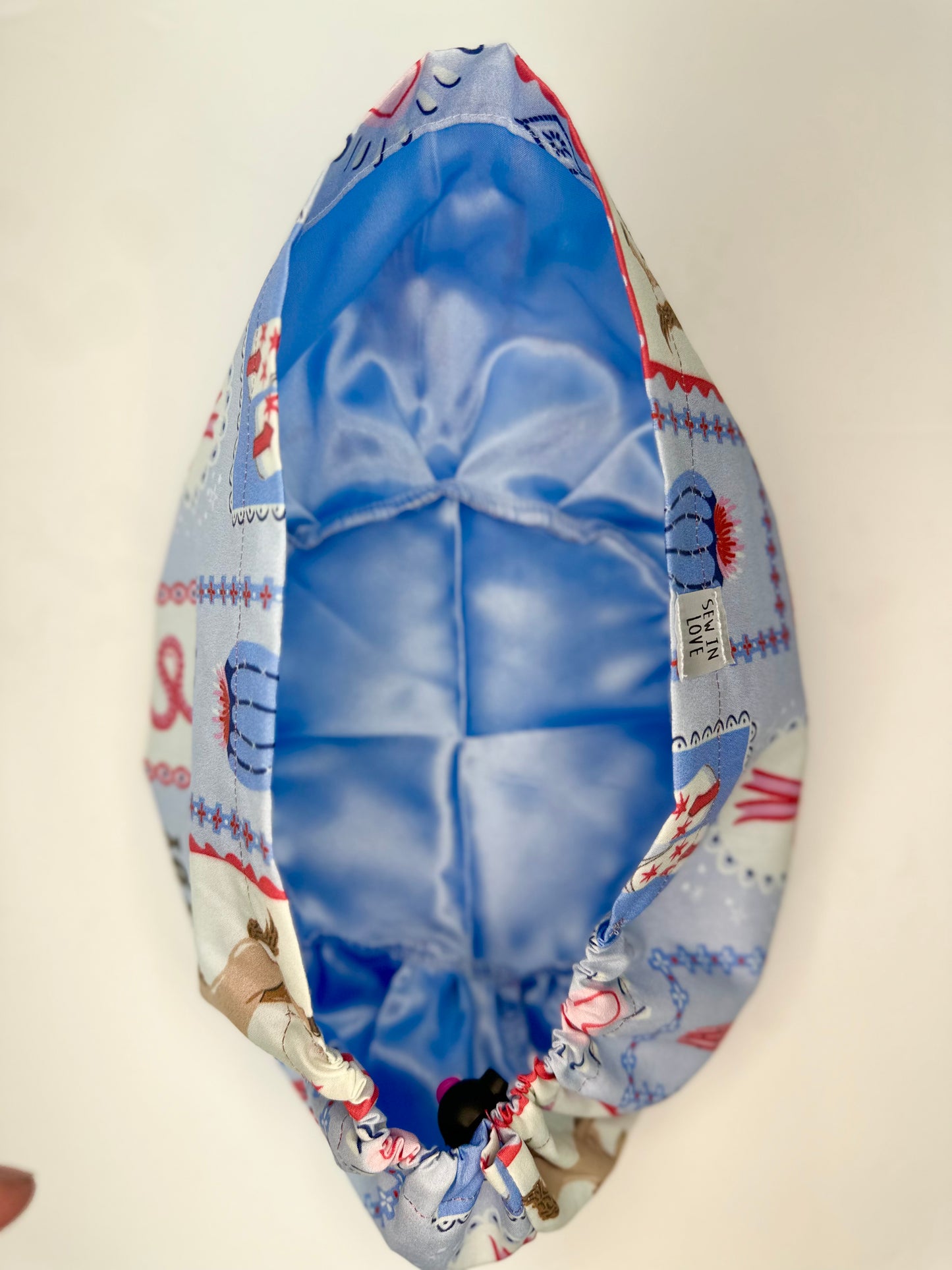 Toggle Back - Cowgirl Postage: Euro-Style Scrub Cap