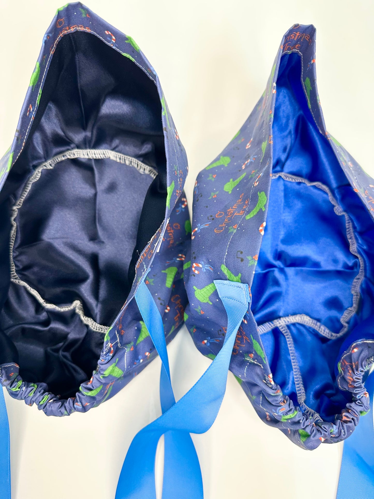 SATIN LINED- O Christmas Tree: Euro-Style Scrub Cap