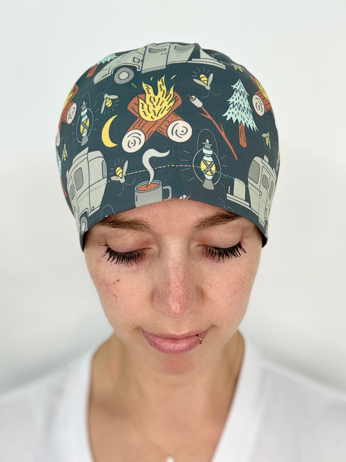 Toggle Back- Campfire: Euro-Style Scrub Cap