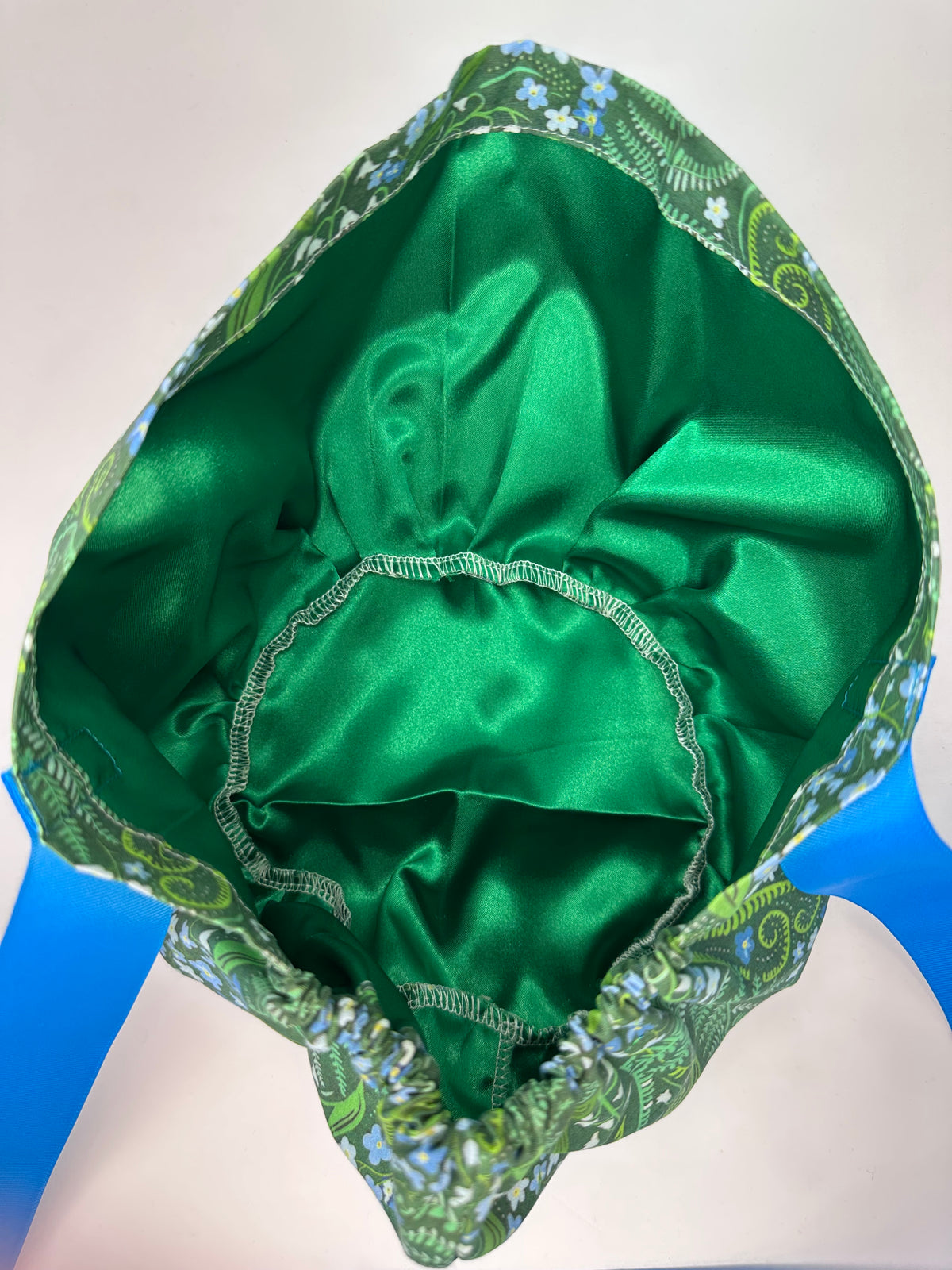 Ribbon Back- Fern Forest: Euro-Style Scrub Cap