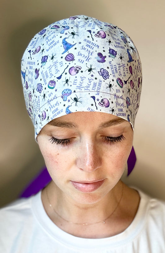 *PREORDER* It’s Hocus Pocus Time: Euro-Style Scrub Cap