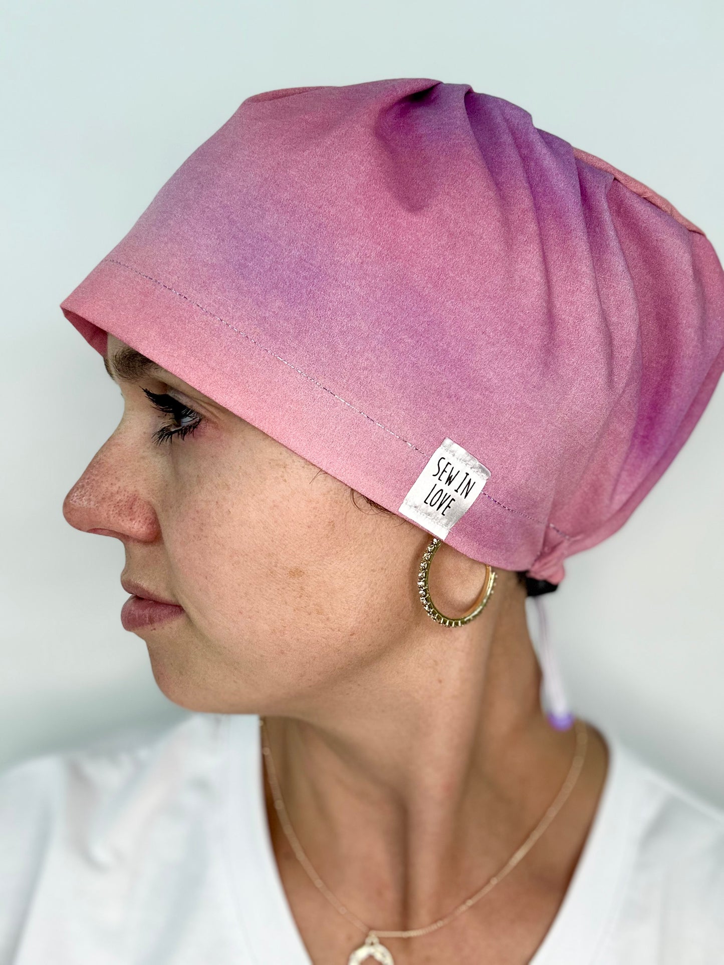Toggle Back - Painted Sky: Euro-Style Scrub Cap
