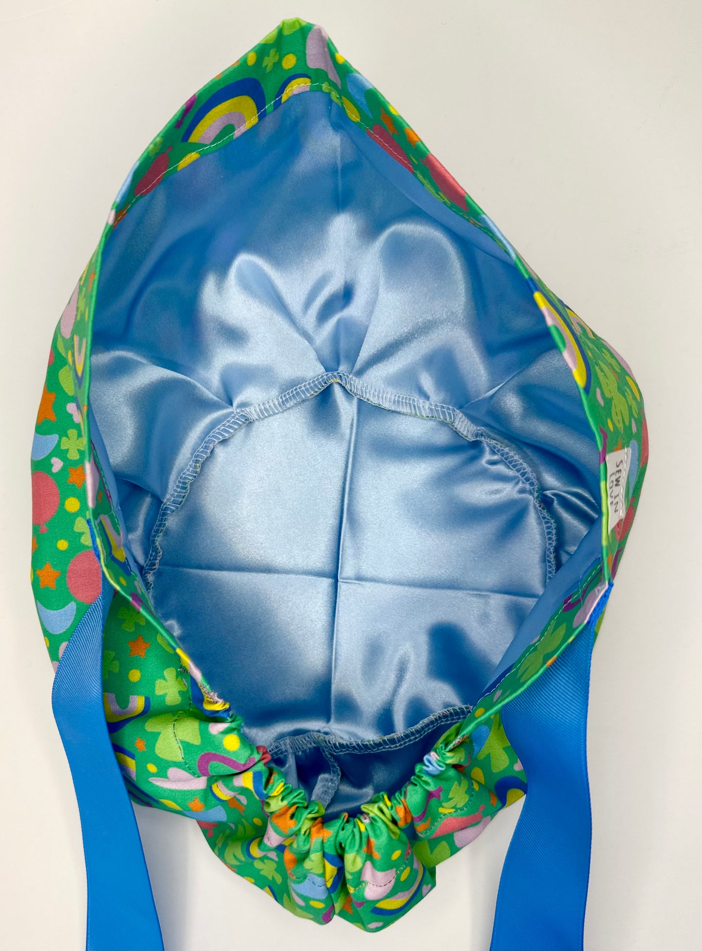 Ribbon Back- Lucky Charms: Euro-Style Scrub Cap