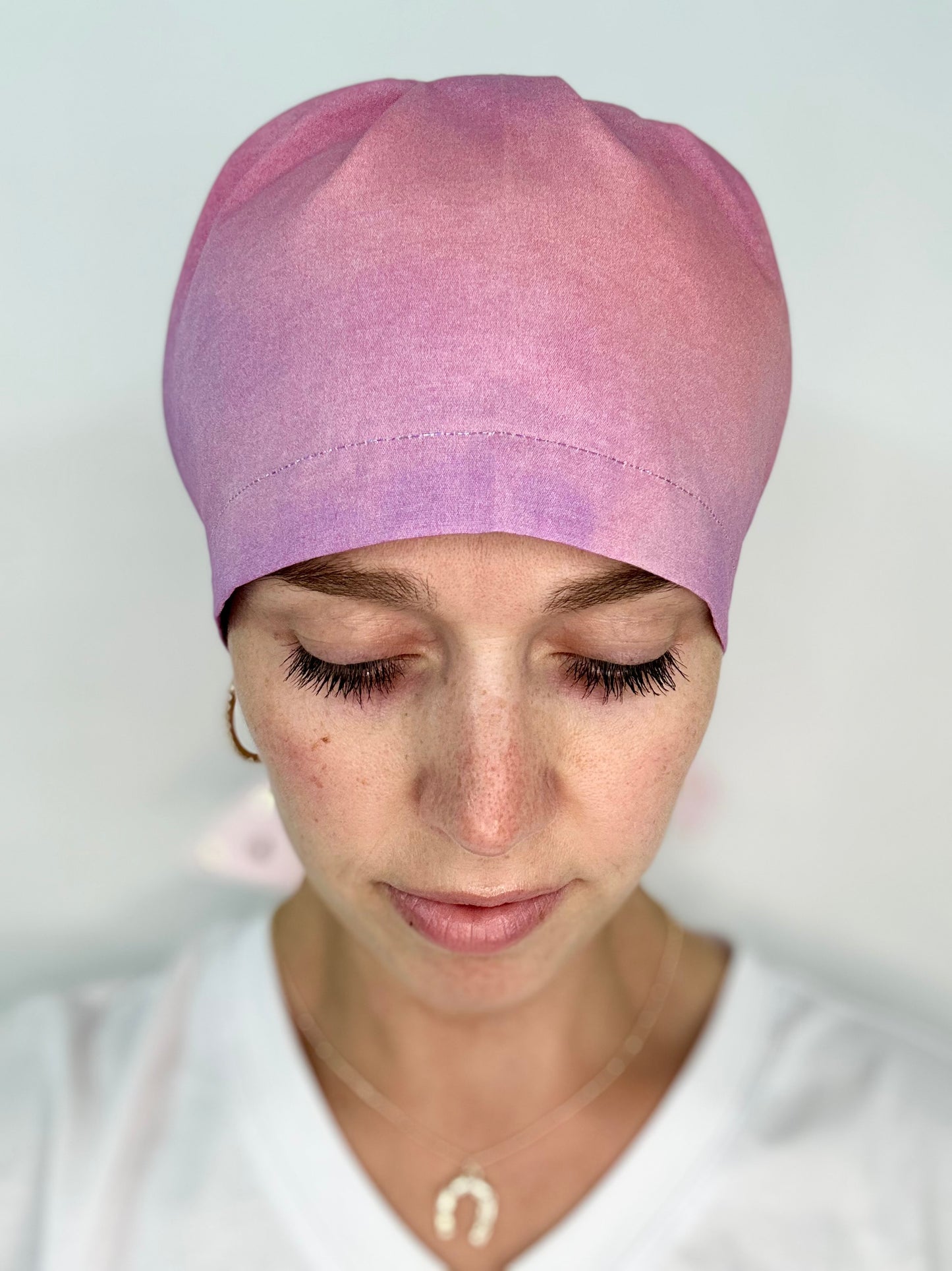 Ribbon Back - Painted Sky: Euro-Style Scrub Cap