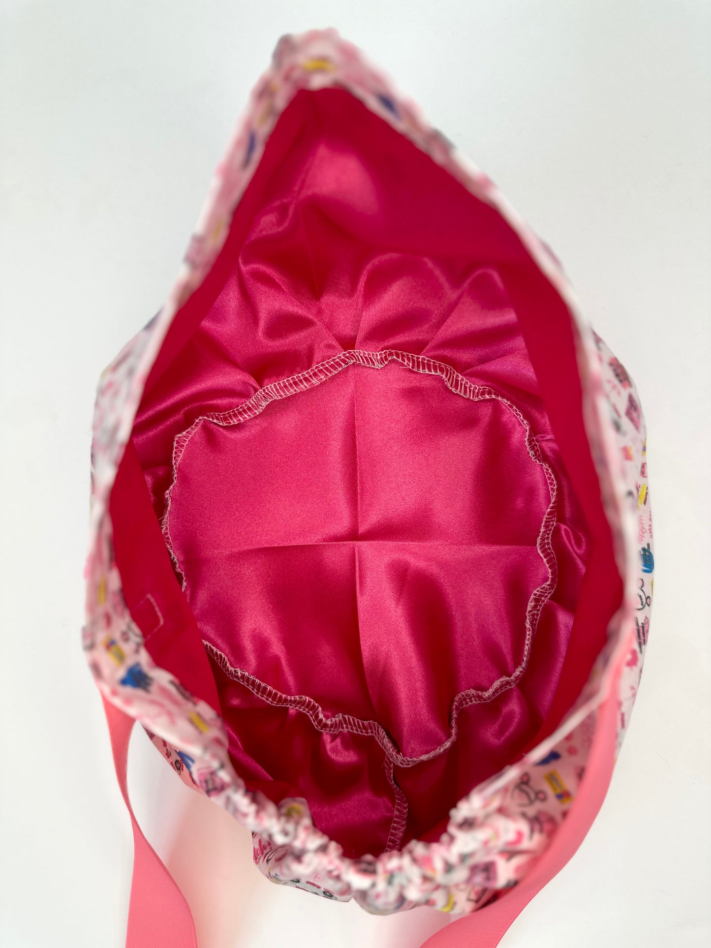 Ribbon Back-So Fetch (Tiny Print): Euro-Style Scrub Cap