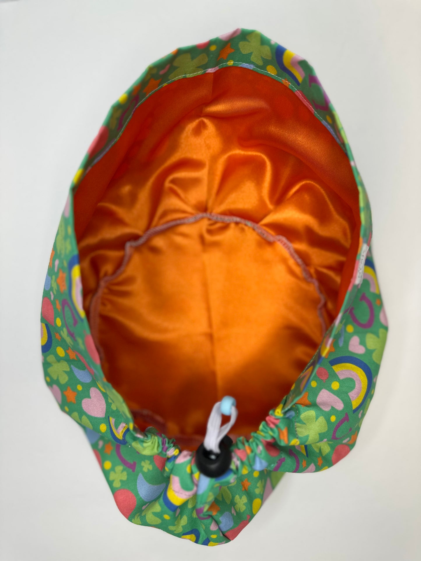 Toggle Back- Lucky Charms: Euro-Style Scrub Cap