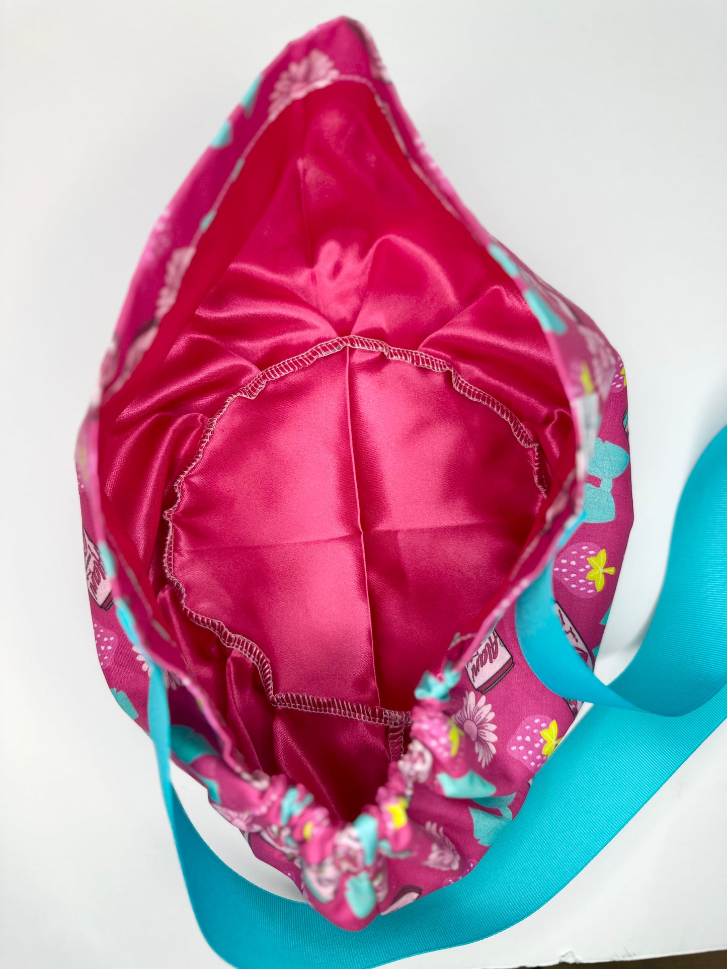 Ribbon Back-Energy Drink: Euro-Style Scrub Cap