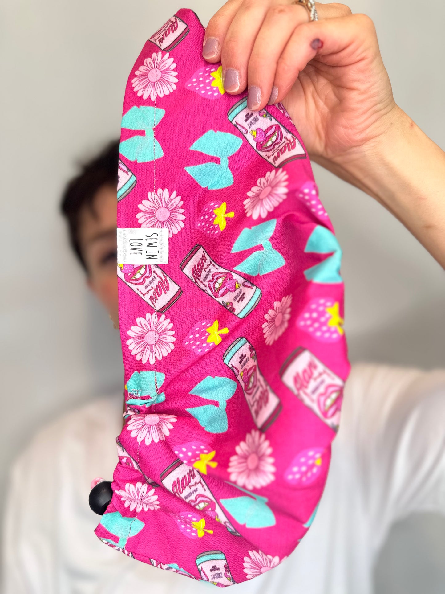 Toggle Back- Energy Drink: Euro-Style Scrub Cap