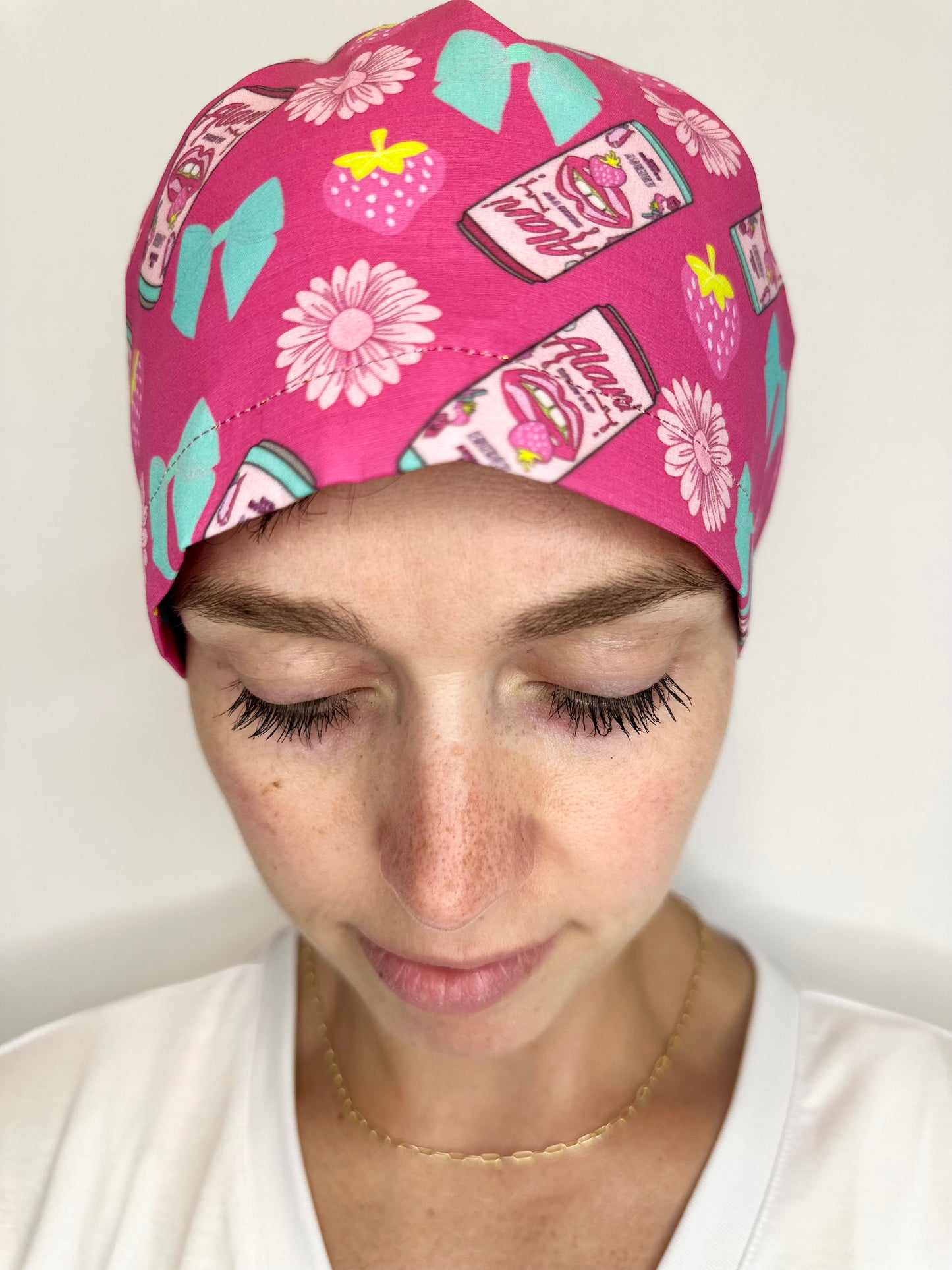 Toggle Back- Energy Drink: Euro-Style Scrub Cap