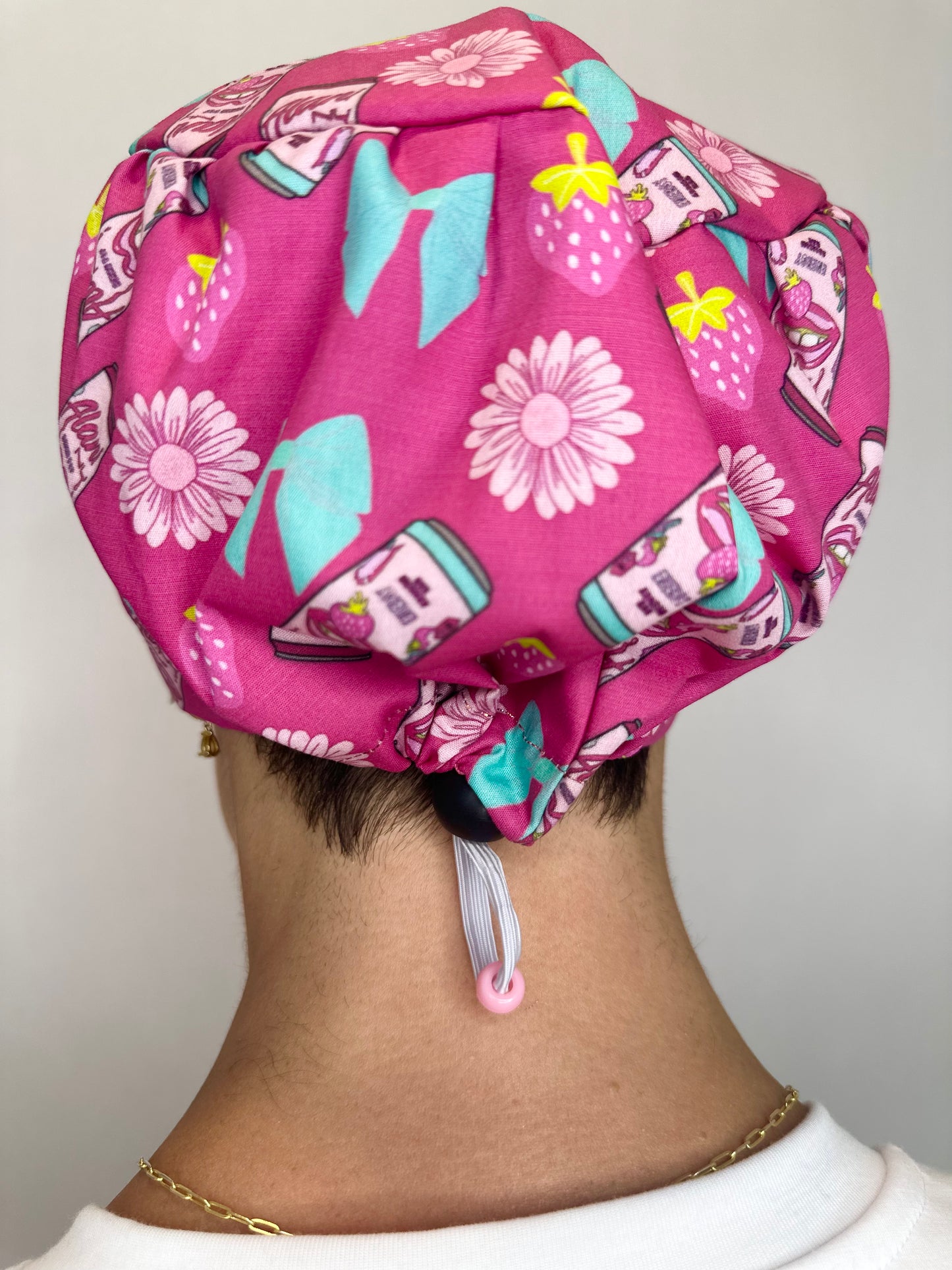 Toggle Back- Energy Drink: Euro-Style Scrub Cap