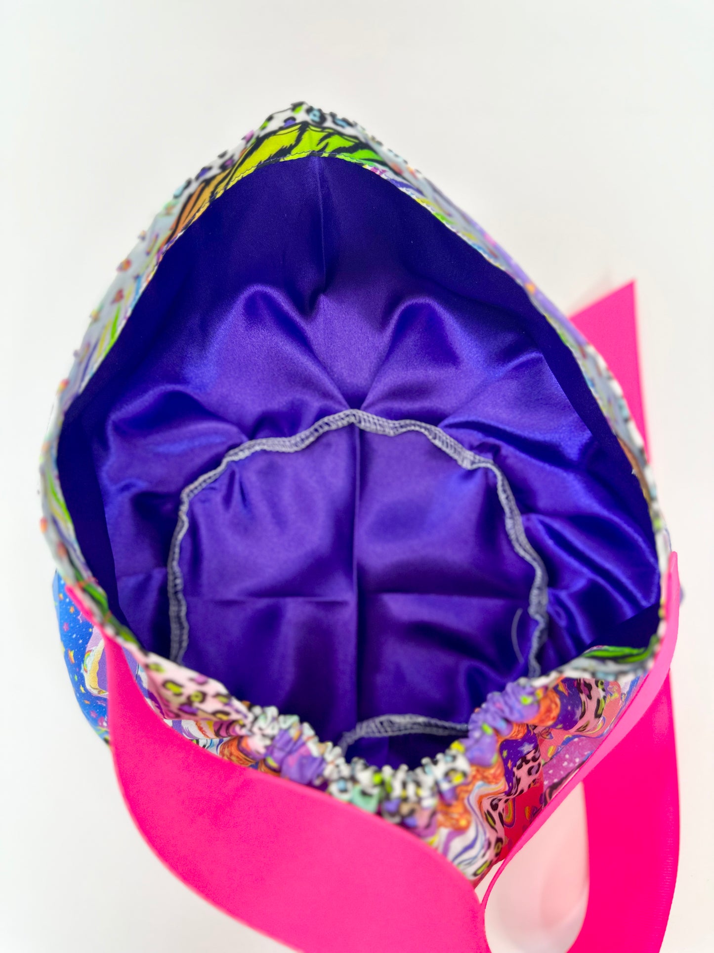 Ribbon Back-Lisa Patchwork: Euro-Style Scrub Cap
