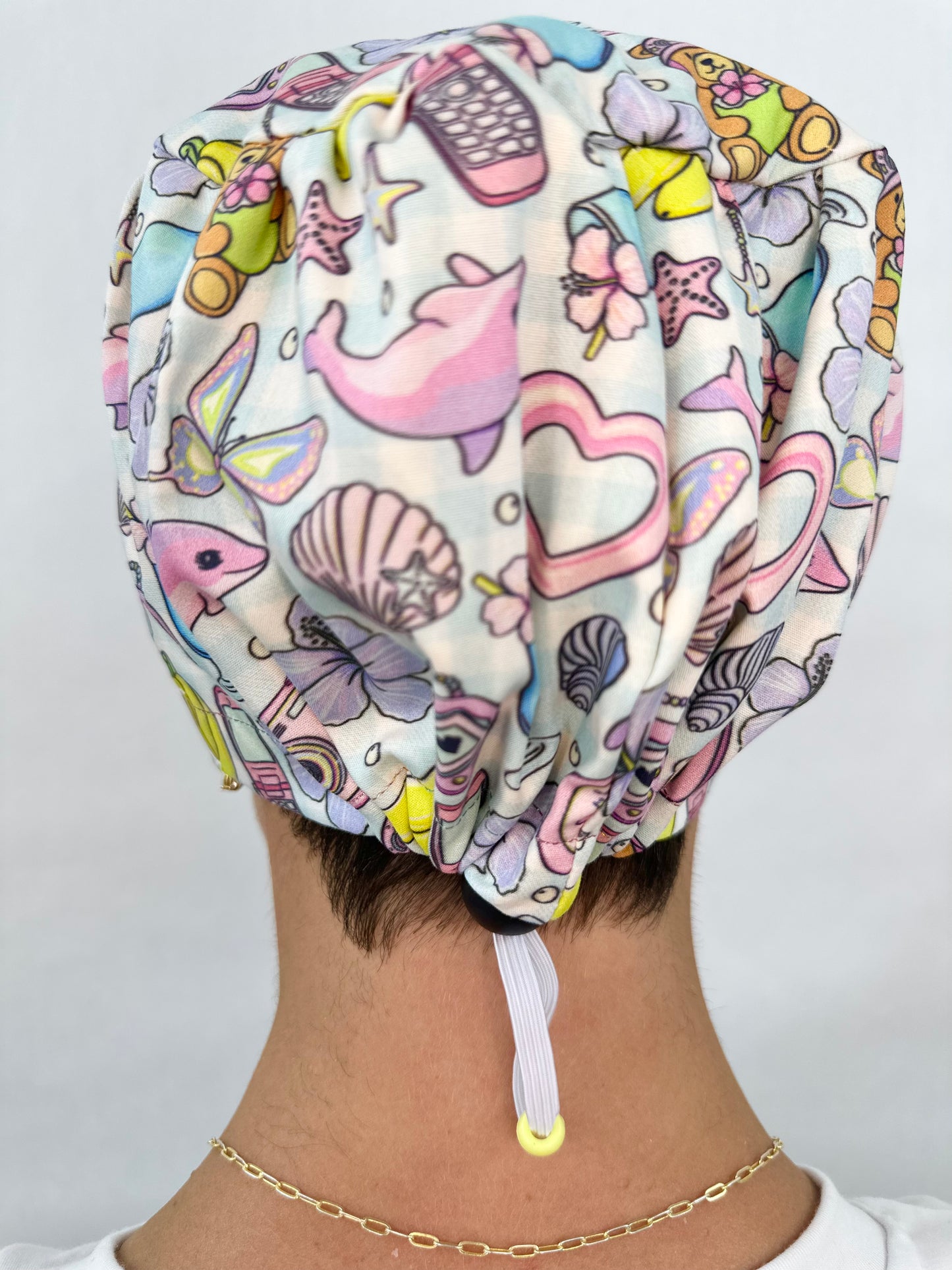 Toggle Back- Summer Nostalgia: Euro-Style Scrub Cap
